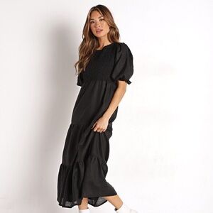 Faithfull the Brand Black Maxi Dress